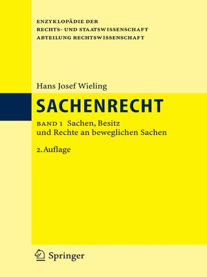 cover image of Sachenrecht